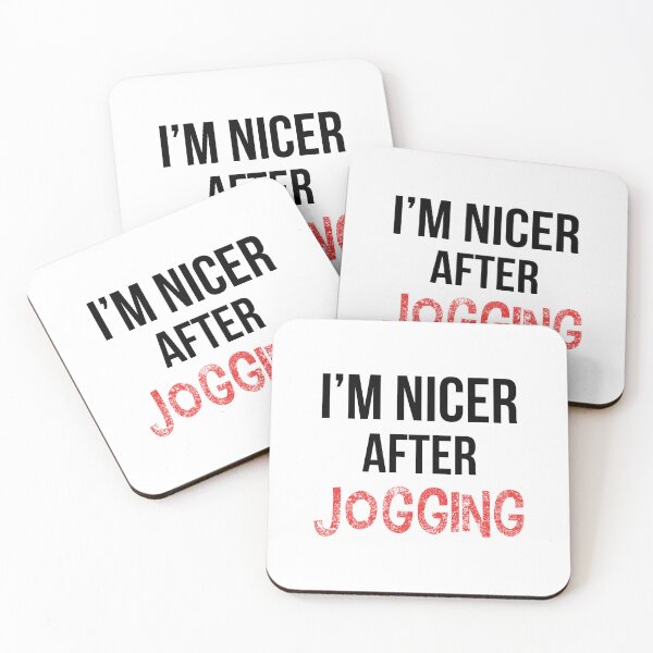 Item preview, I'm Nicer After Jogging designed and sold by OutcastBrain.