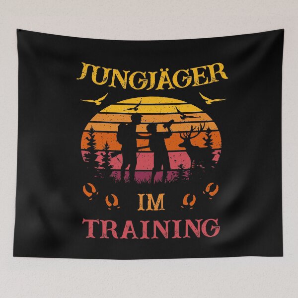 Item preview, Hunters - dad and son - young hunters in training children designed and sold by Shirt-Designs.