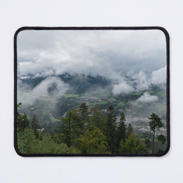 Item preview, View of Berchtesgaden through clouds - Berchtesgaden - Berchtesgaden Alps designed and sold by xP42.