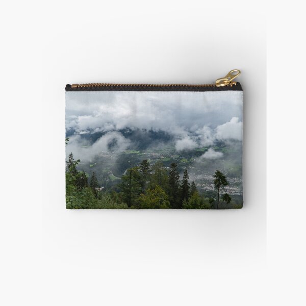 Item preview, View of Berchtesgaden through clouds - Berchtesgaden - Berchtesgaden Alps designed and sold by xP42.
