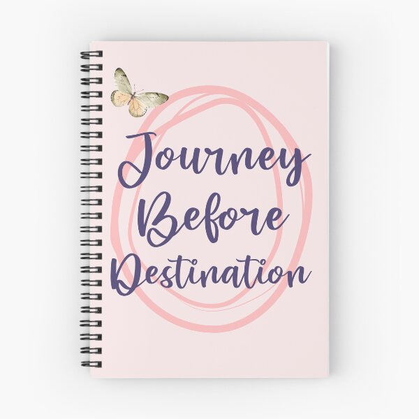 Item preview, Journey Before Destination Feminine Affirmation Phrase designed and sold by MindfulMeta.