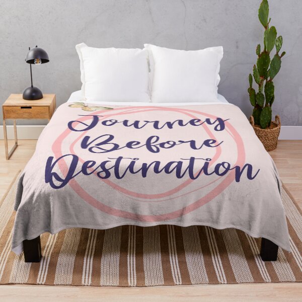 Item preview, Journey Before Destination Feminine Affirmation Phrase designed and sold by MindfulMeta.