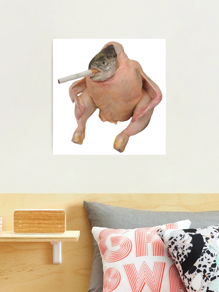 chicken fish smoking a cigarette The Ultimate $SCF thesis: What is Fish? (@ChurchOfTheSCF) The "Smoking Chicken Fish" meme is wild and wacky internet classic that first appeared on Reddit in a post titled "Smoked HD Fish Chicken Smoking a
