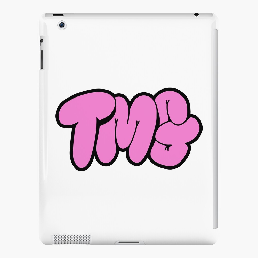 tiny-meat-gang-merch-pink-tmg-logo-ipad-case-skin-for-sale-by