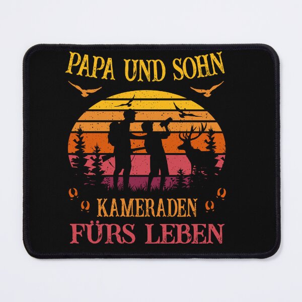 Item preview, Hunters - dad and son comrades for life designed and sold by Shirt-Designs.