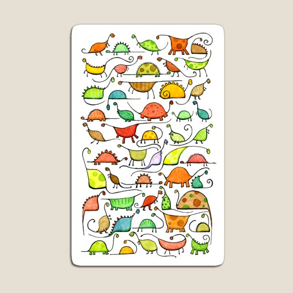 50 Dinos Magnet