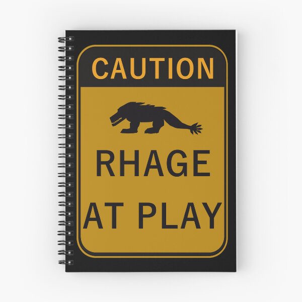 Item preview, Caution Rhage At Play designed and sold by Amanda Baez.