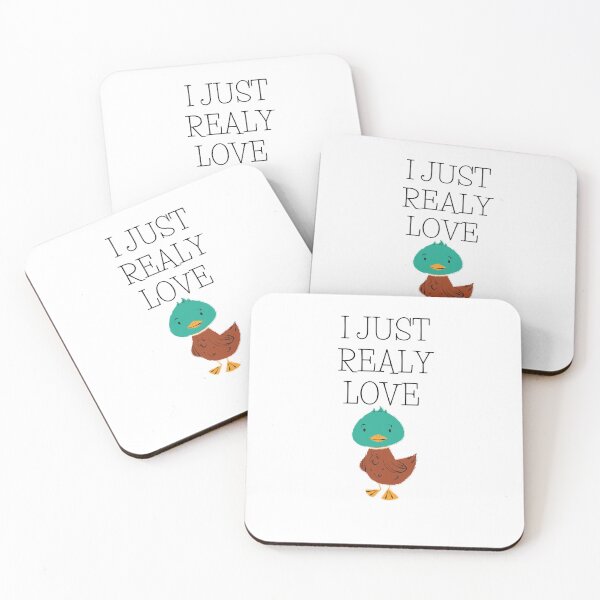 Item preview, I JUST REALY LOVE DUCKS designed and sold by jusicaart.