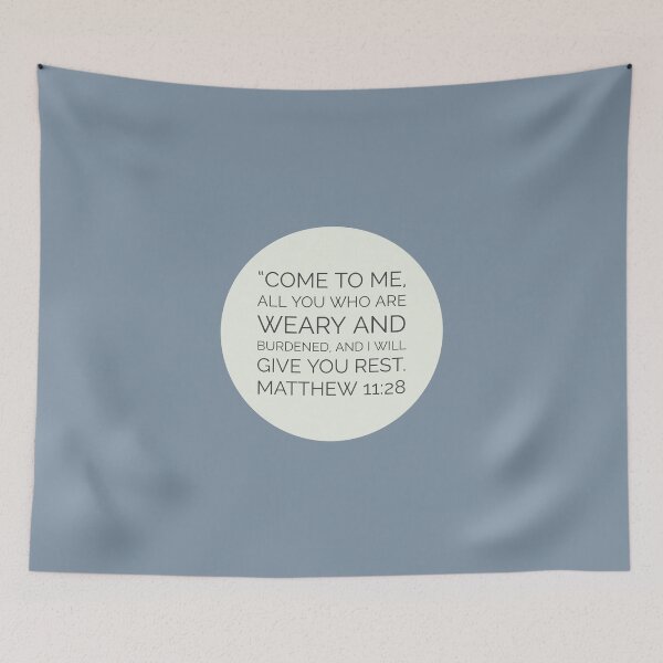 Item preview, Matthew 11 28 Bible Verse designed and sold by Augustine98.