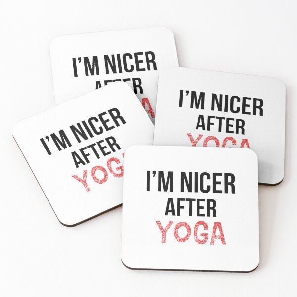Item preview, I'm Nicer After Yoga designed and sold by OutcastBrain.