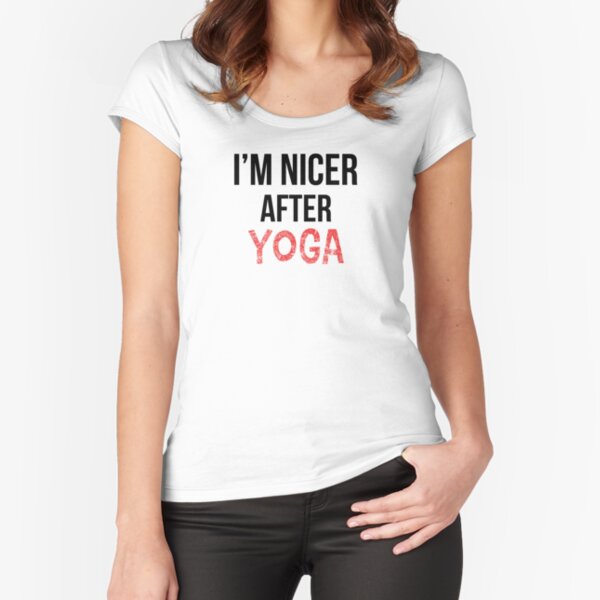Item preview, I'm Nicer After Yoga designed and sold by OutcastBrain.