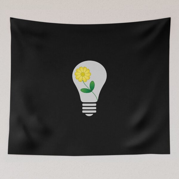 Item preview, Light bulb yellow flowers designed and sold by Nero9o.