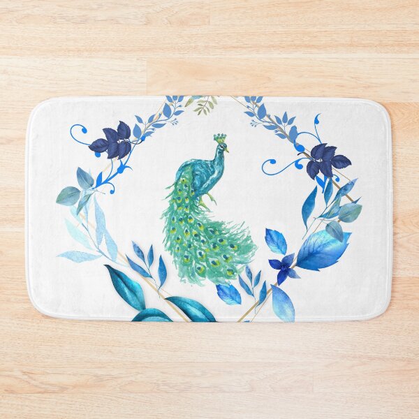 Item preview, Peacock in Blue designed and sold by tomorrowsart.