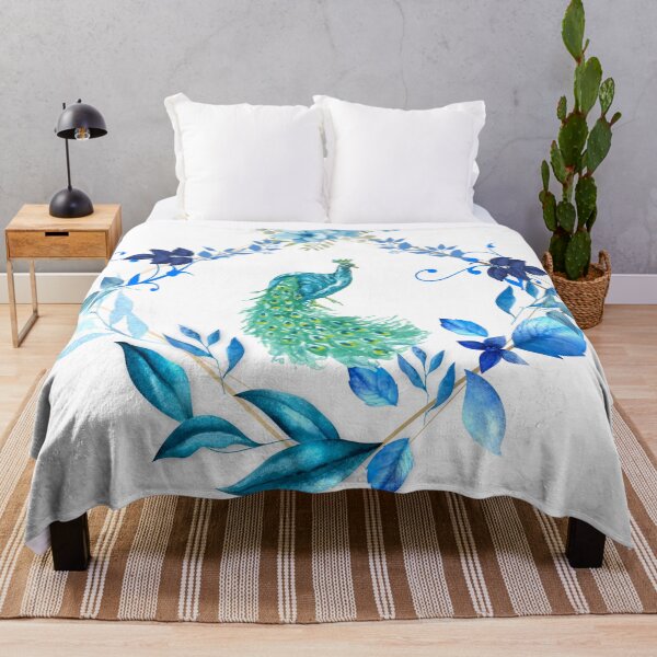 Item preview, Peacock in Blue designed and sold by tomorrowsart.