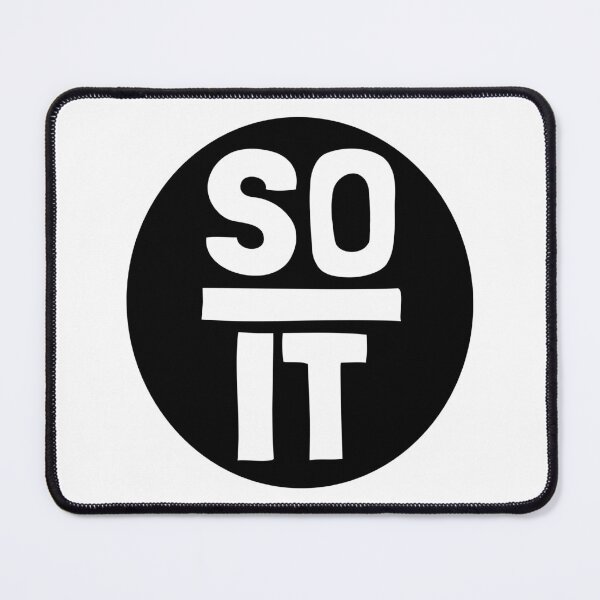 Item preview, Funny Fractions: "So" over "It" designed and sold by Happy Puppy Print On Demand.