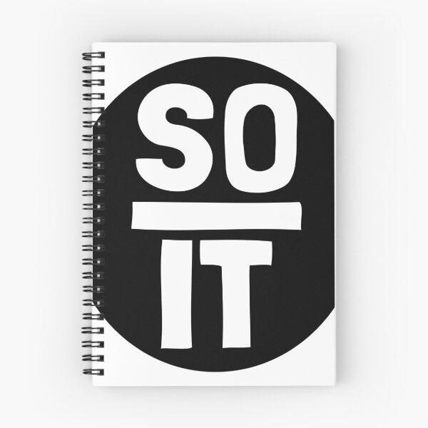 Item preview, Funny Fractions: "So" over "It" designed and sold by Happy Puppy Print On Demand.