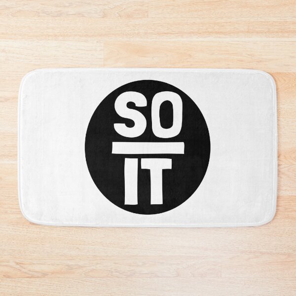 Item preview, Funny Fractions: "So" over "It" designed and sold by Happy Puppy Print On Demand.