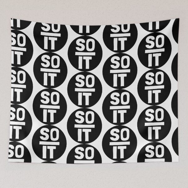 Item preview, Funny Fractions: "So" over "It" designed and sold by Happy Puppy Print On Demand.