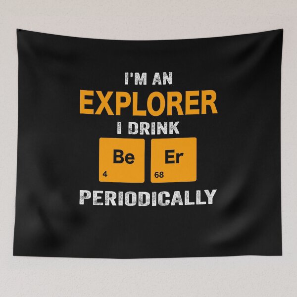 Item preview, Beer Drinker Gift, Funny explorer Shirt, explorer Gift, explorer fathers day christmas gift Shirt, Beer Drinker Drink Beer Periodically designed and sold by xlnv.