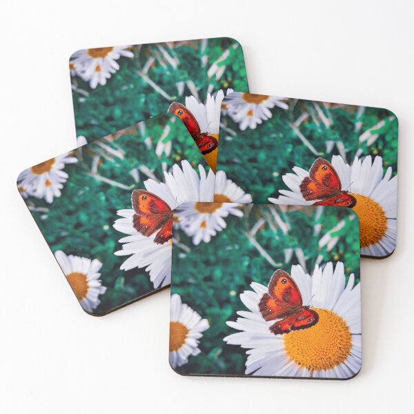 Item preview, Butterfly on Large Daisy Flower designed and sold by QuarterMoon.