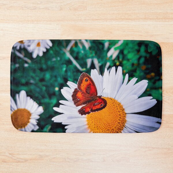 Item preview, Butterfly on Large Daisy Flower designed and sold by QuarterMoon.
