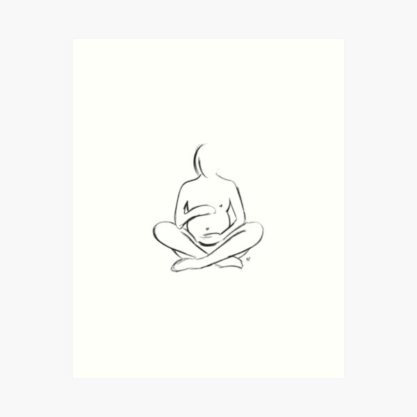 Item preview, At rest / Pregnant woman before caesarean section designed and sold by Bauchgeburt.