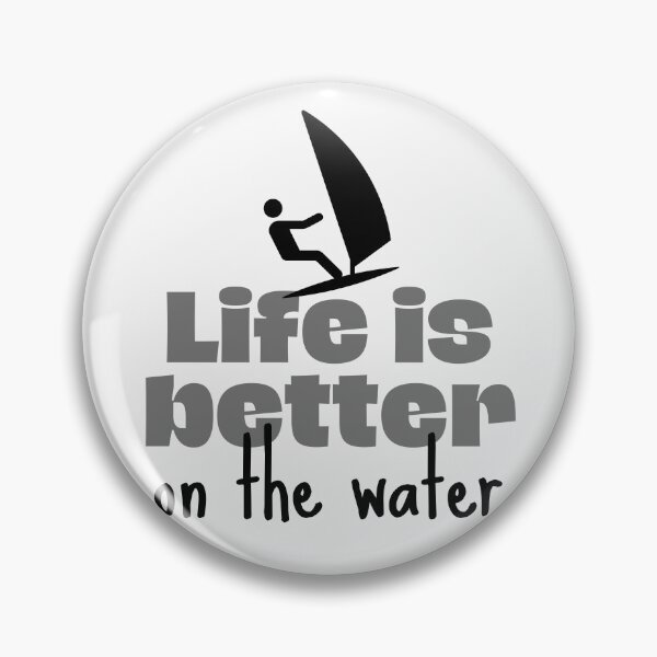 Artikelvorschau, Windsurfen: Das Leben ist besser auf dem Wasser entworfen und verkauft von TheGreenGoat.
