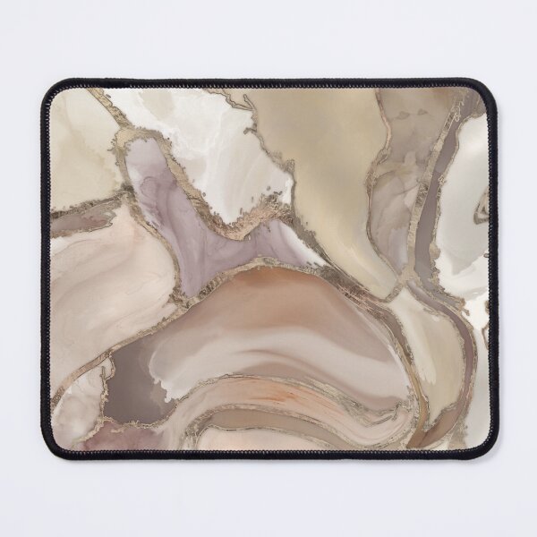 Item preview, Taupe palette liquid marble and gold abstract designed and sold by k9printart.
