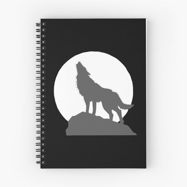 Item preview, Proud and lonely wolf howling in full moon designed and sold by kocakashop.