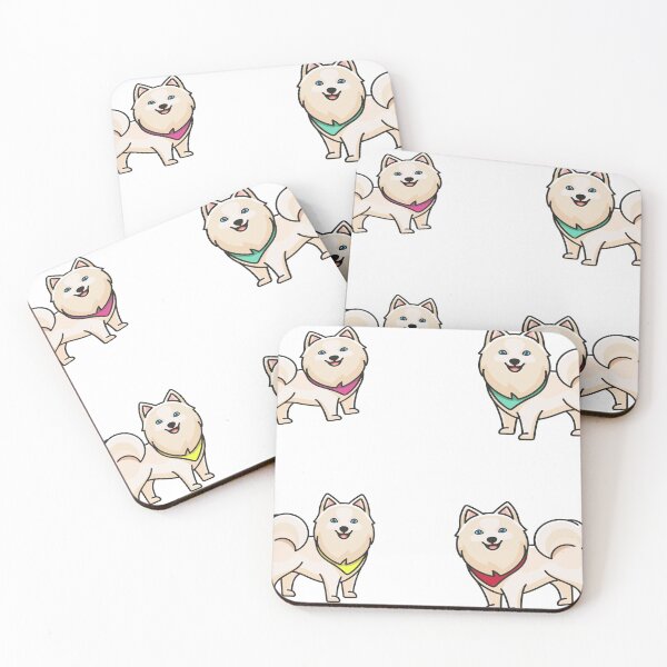 Item preview, samoyed puppies pattern designed and sold by Teepety Shop.