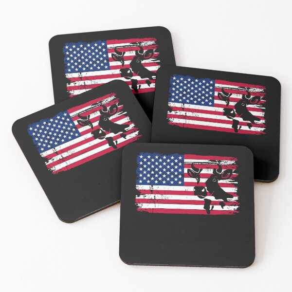 Item preview, Cow Farm 4th of July American Flag Patriotic Farmer USA  designed and sold by EIMgraphic.