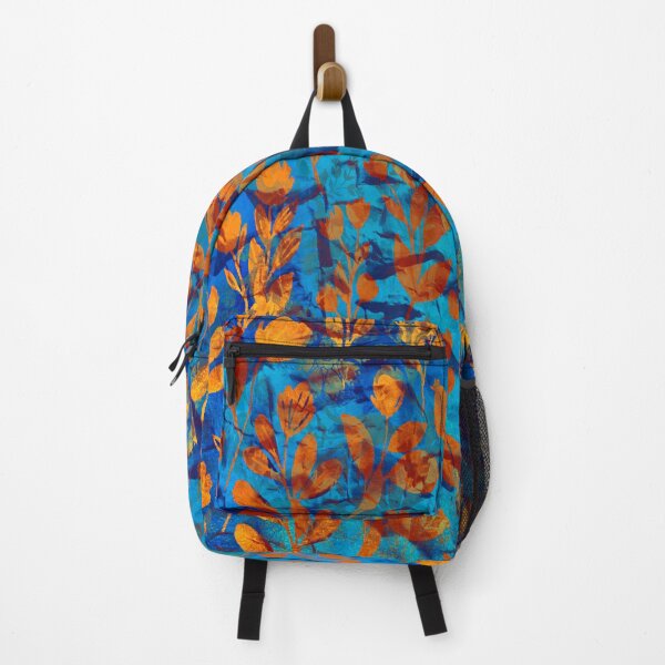 Item preview, Orange And blue Leafy  Pattern designed and sold by Avani01.