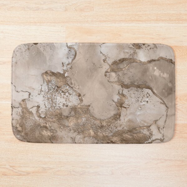 Item preview, Taupe marble and gold abstract designed and sold by k9printart.