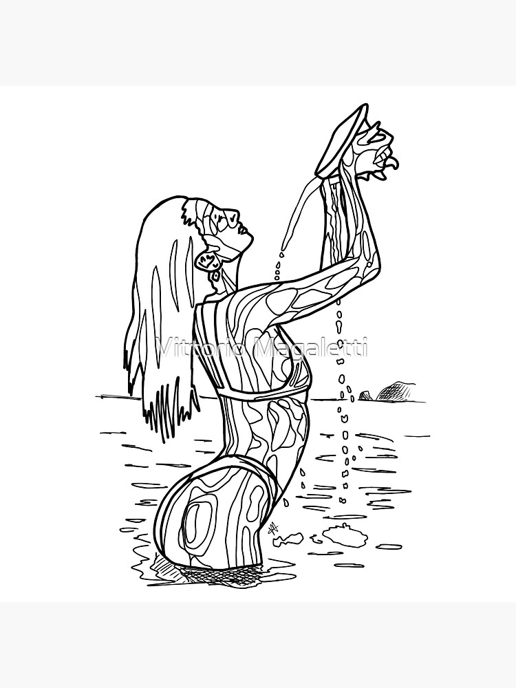 "Bikini Girls 07 black and white" Sticker for Sale by VittorioIlMagat Redbubble