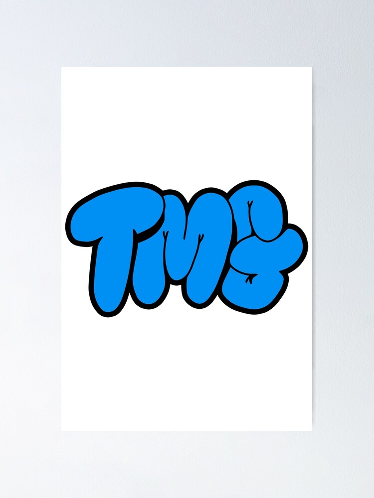 tiny-meat-gang-merch-blue-tmg-logo-poster-for-sale-by-samibshop