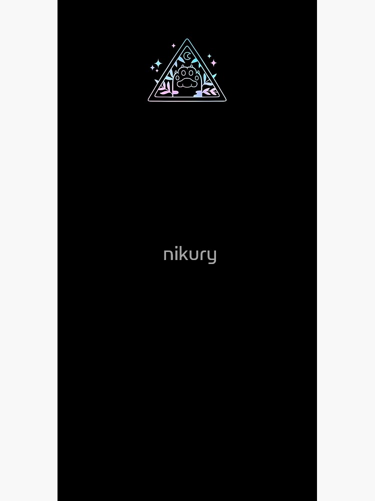 Witchy Rainbow Cat Paw // Black | Nikury by nikury