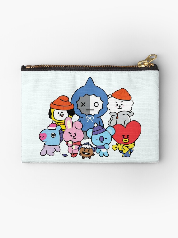 BT21 cute babies swag team Zipper Pouch for Sale by JeonDaisy