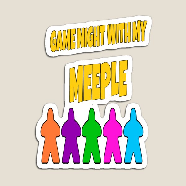 Item preview, Game Night With My Meeple designed and sold by katherinebower.