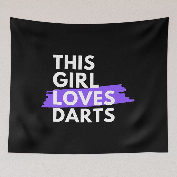 Item preview, This girl loves darts designed and sold by TheGreenGoat.