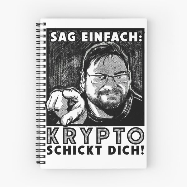 Item preview, Krypto schickt Dich! designed and sold by CreativeJanna.
