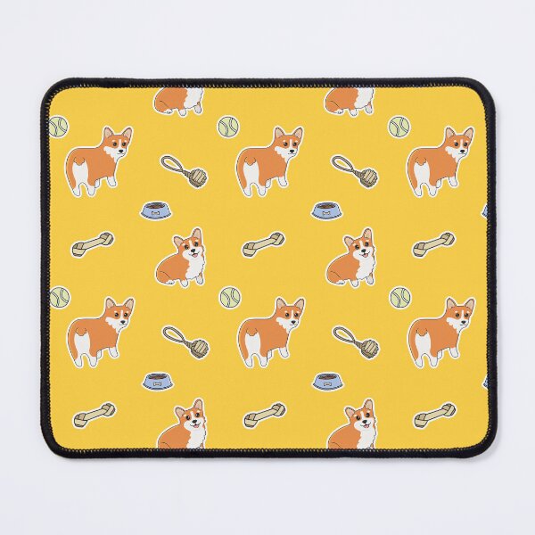 Item preview, Jolly corgis in yellow designed and sold by pretty-os.