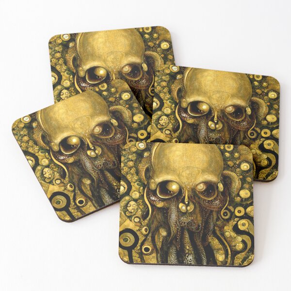 Item preview, Cthulhu via Klimt #1 | Gustav Klimt | Vienna Secession | HP Lovecraft | Tentacles designed and sold by lrjtucker.