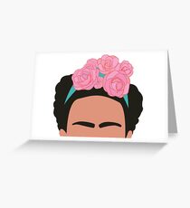 Frida Kahlo Silhouette Greeting Card