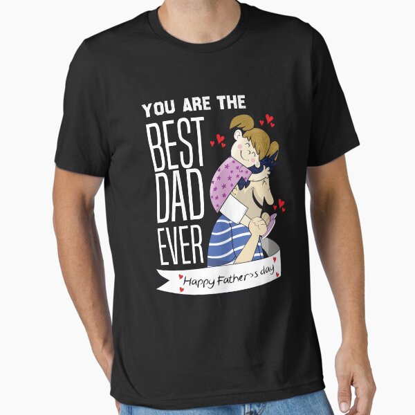 Vista previa del artículo con la obra «Eres el mejor papá que nunca Cita Linda idea de regalo de diseño de camiseta de padre e hija para el Día del padre», diseñado y vendido por Prince - Bestseller ★★★★★.