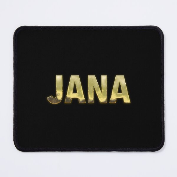 Item preview, Jana Name - Solid Gold Text Design designed and sold by NameTheory.