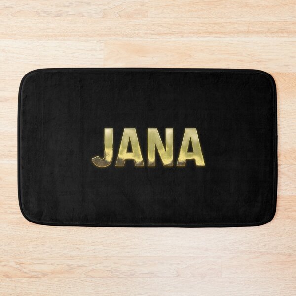 Item preview, Jana Name - Solid Gold Text Design designed and sold by NameTheory.