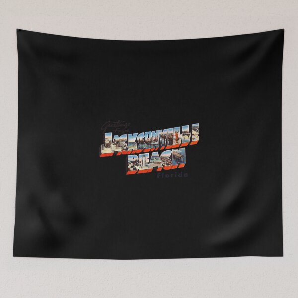 Item preview, Greetings From Jacksonville Beach Florida 1 Pullover Hoodie designed and sold by donnielnah.