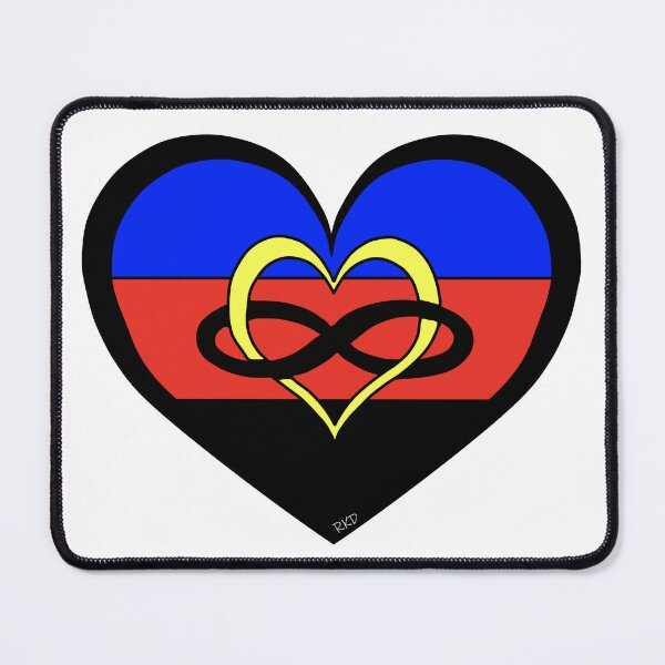 Item preview, Polyamorous Heart designed and sold by Comfort-Station.