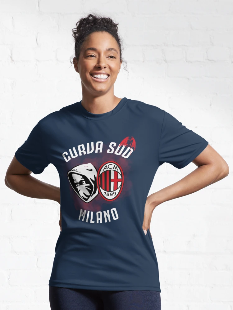 T Shirt Milan Outlet T-Shirt Milano Rossonera 1899 Tifosi Ultras