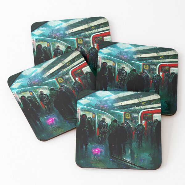 Item preview, Cyberpunk Subway designed and sold by AM FineArtPrints.